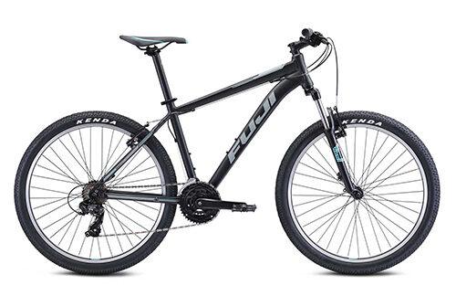 Black Fuji mountain bike model, available for rental on Helia cycling tour packages in Slovenia.